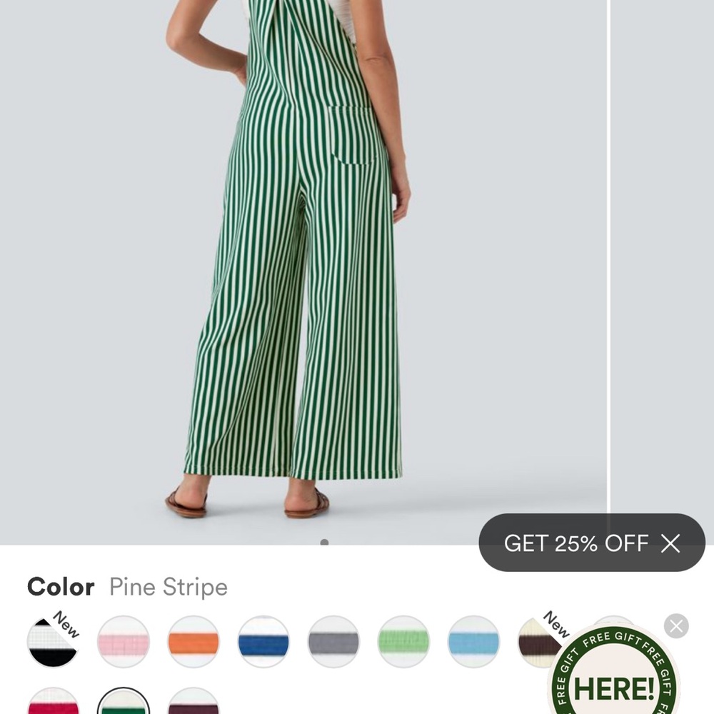 HALARA Pine Stripe Jumpsuit